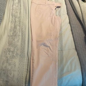 Loft size 4 ankle/cropped light pink pants. Gently used. No stains or rips
